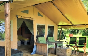 Ook glamping op de landgoed camping